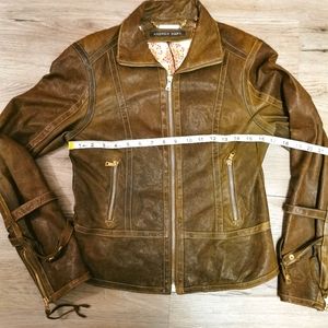 Amazing Andrew Marc leather jacket, small